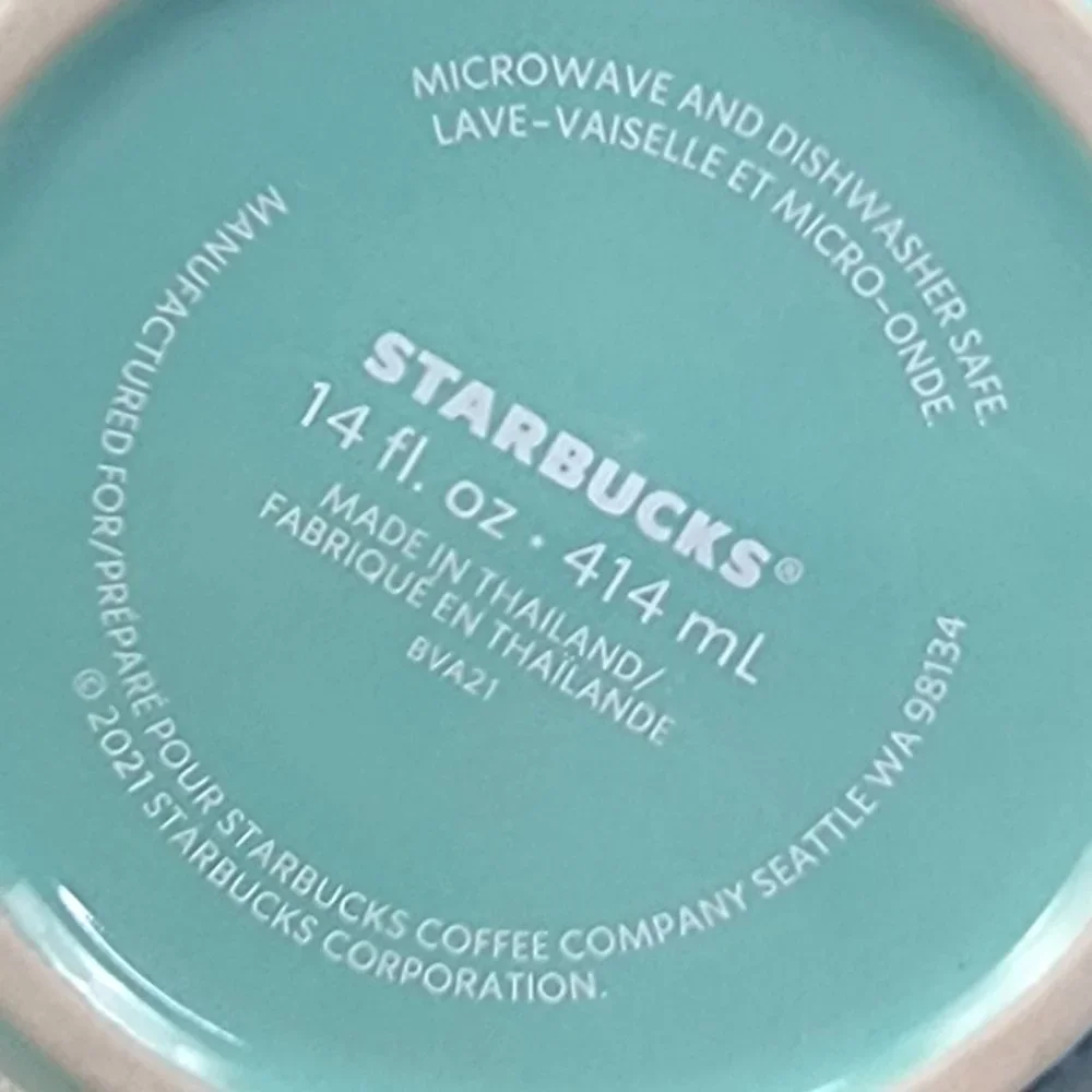 Starbucks Shimmer Pearlescent Coffee Cup Mug 2021 Collectible 14 fl. oz Ceramic‎